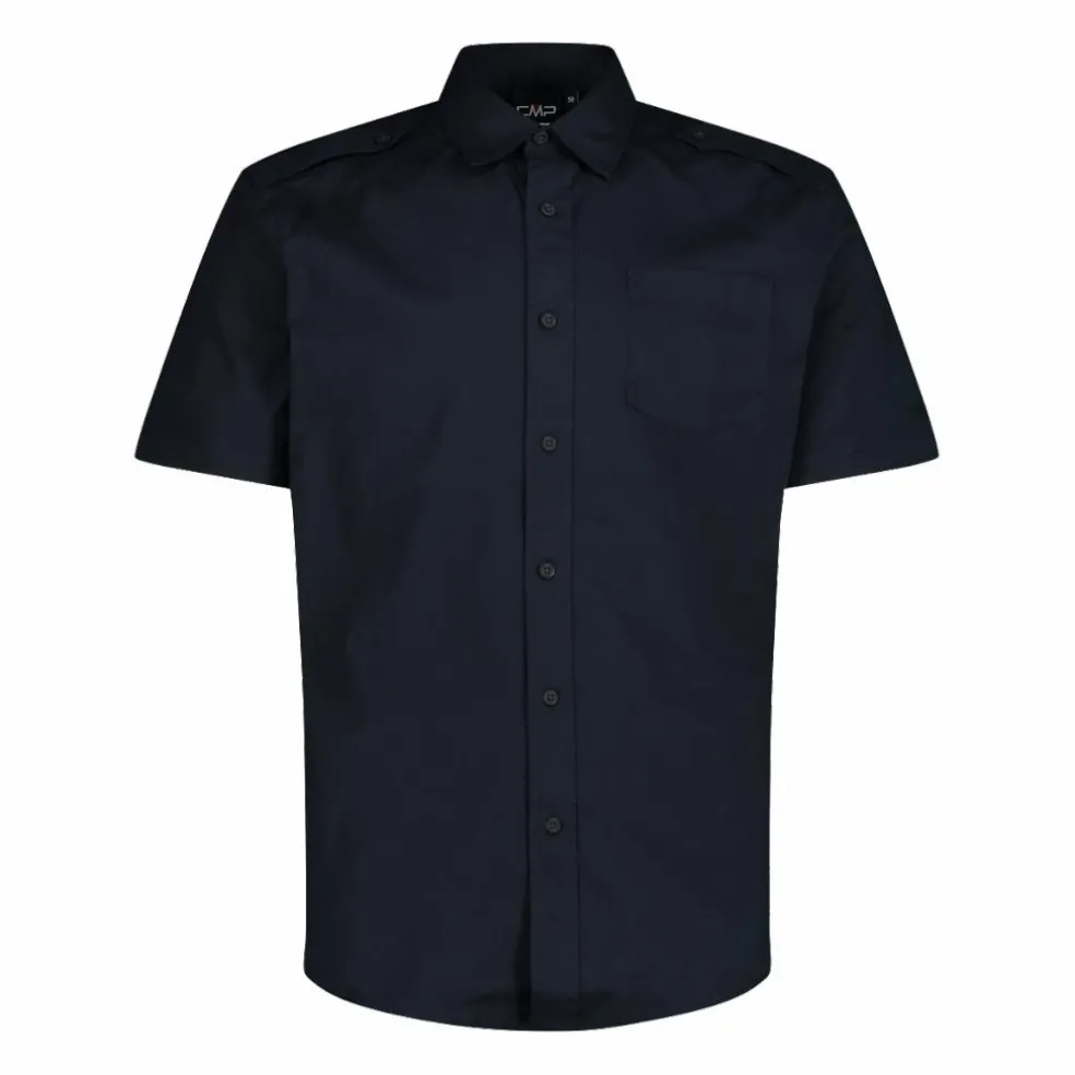 Camicia stretch da uomo in cotone
