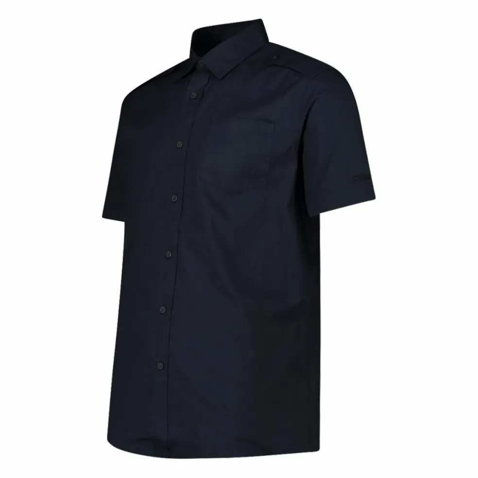 Camicia stretch da uomo in cotone