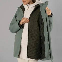 Cappotto donna con cappuccio e interno staccabile