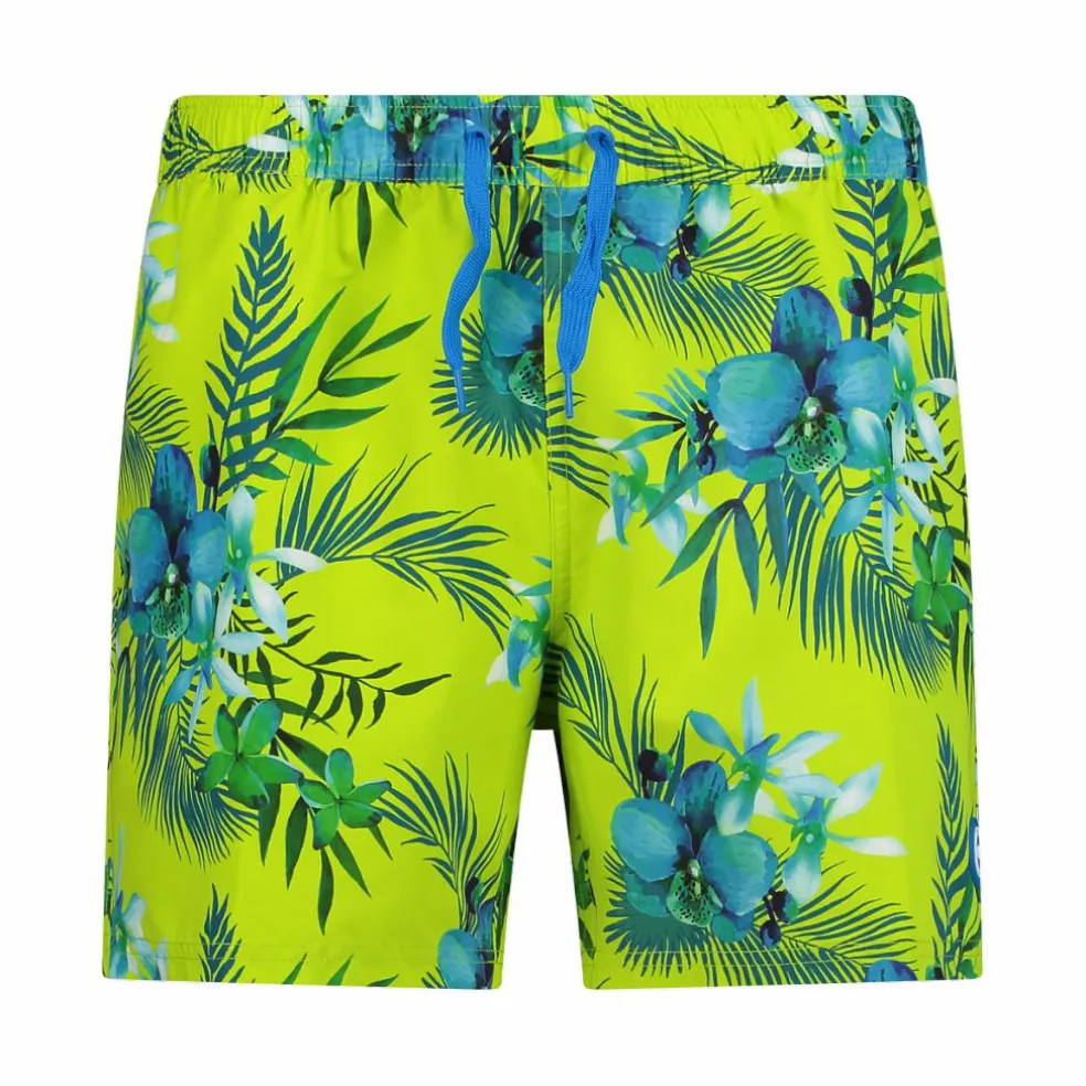 Costume boxer da uomo con fantasia tropicale