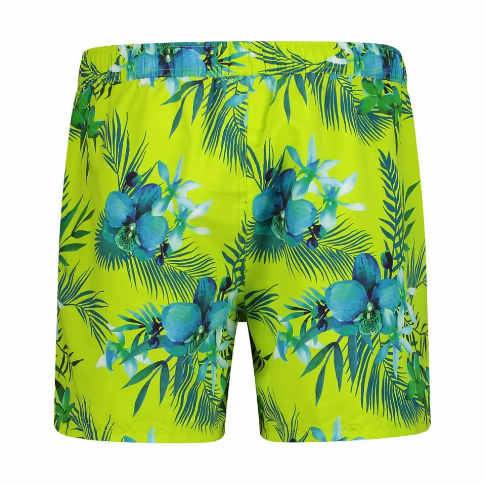 Costume boxer da uomo con fantasia tropicale