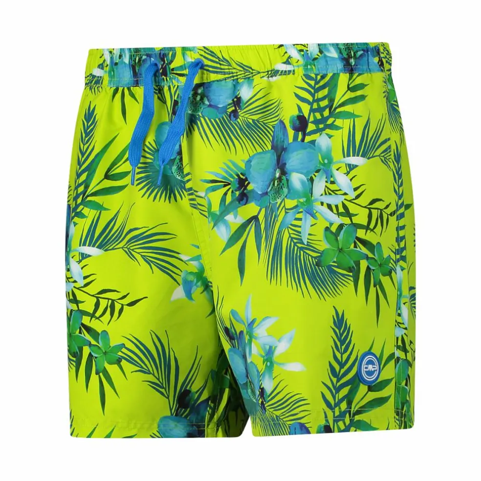 Costume boxer da uomo con fantasia tropicale