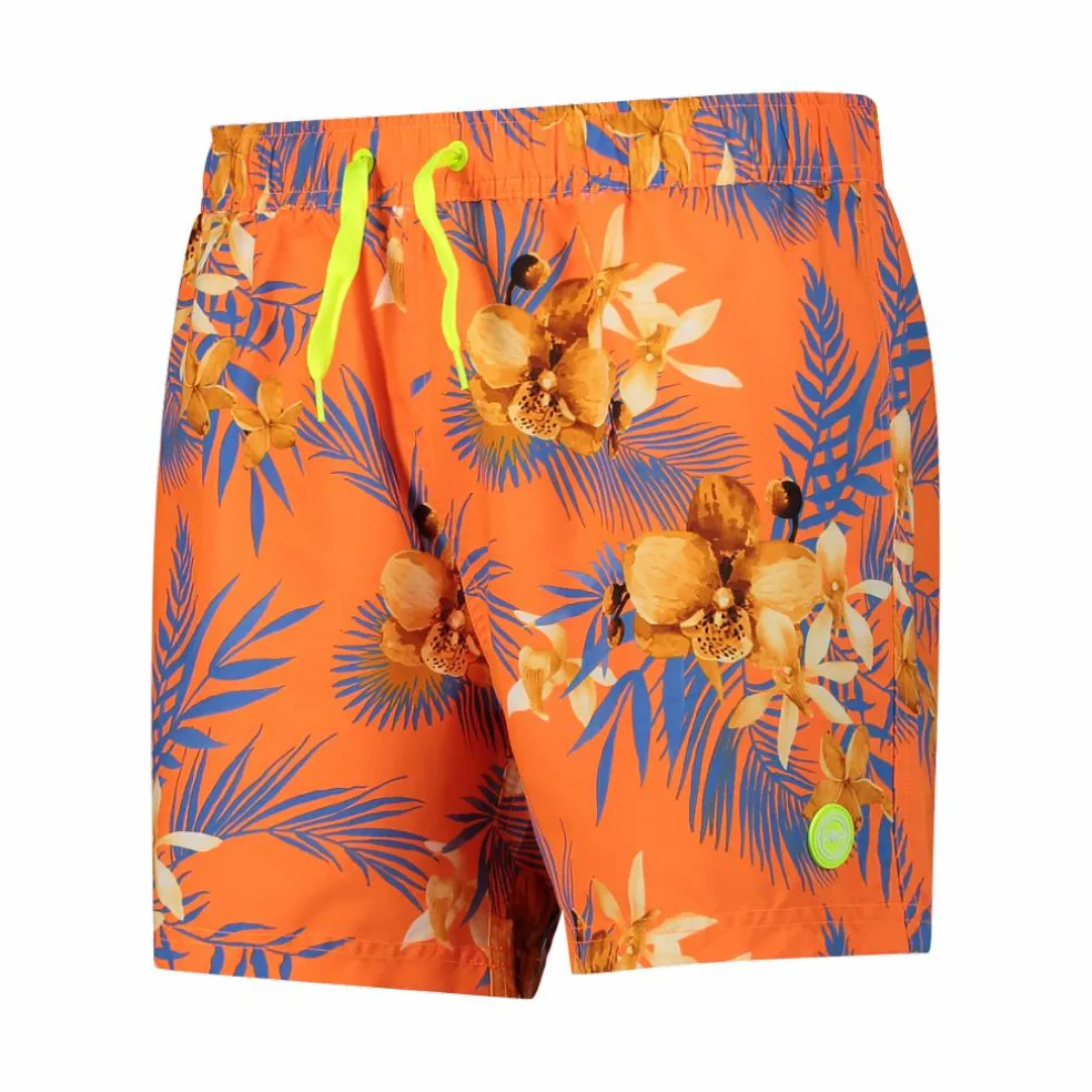 Costume boxer da uomo con fantasia tropicale