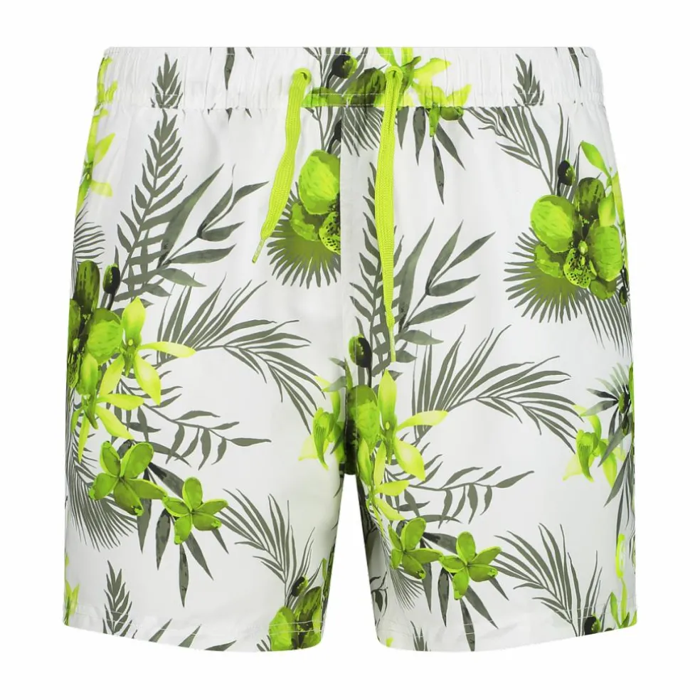 Costume boxer da uomo con fantasia tropicale