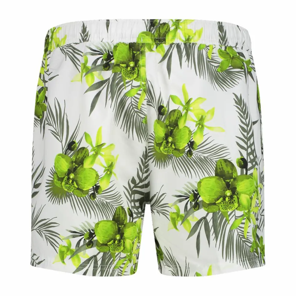 Costume boxer da uomo con fantasia tropicale