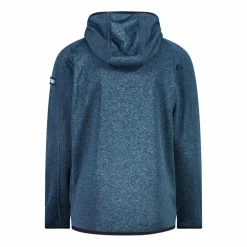 Felpa con cappuccio bambino in pile knit tech