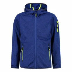 Felpa con cappuccio bambino in pile knit tech