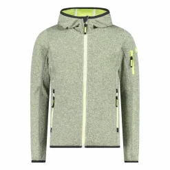 Felpa con cappuccio bambina in pile knit tech