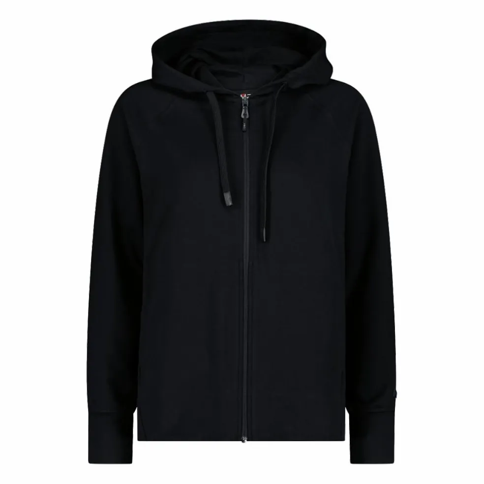 Felpa con cappuccio donna in french terry