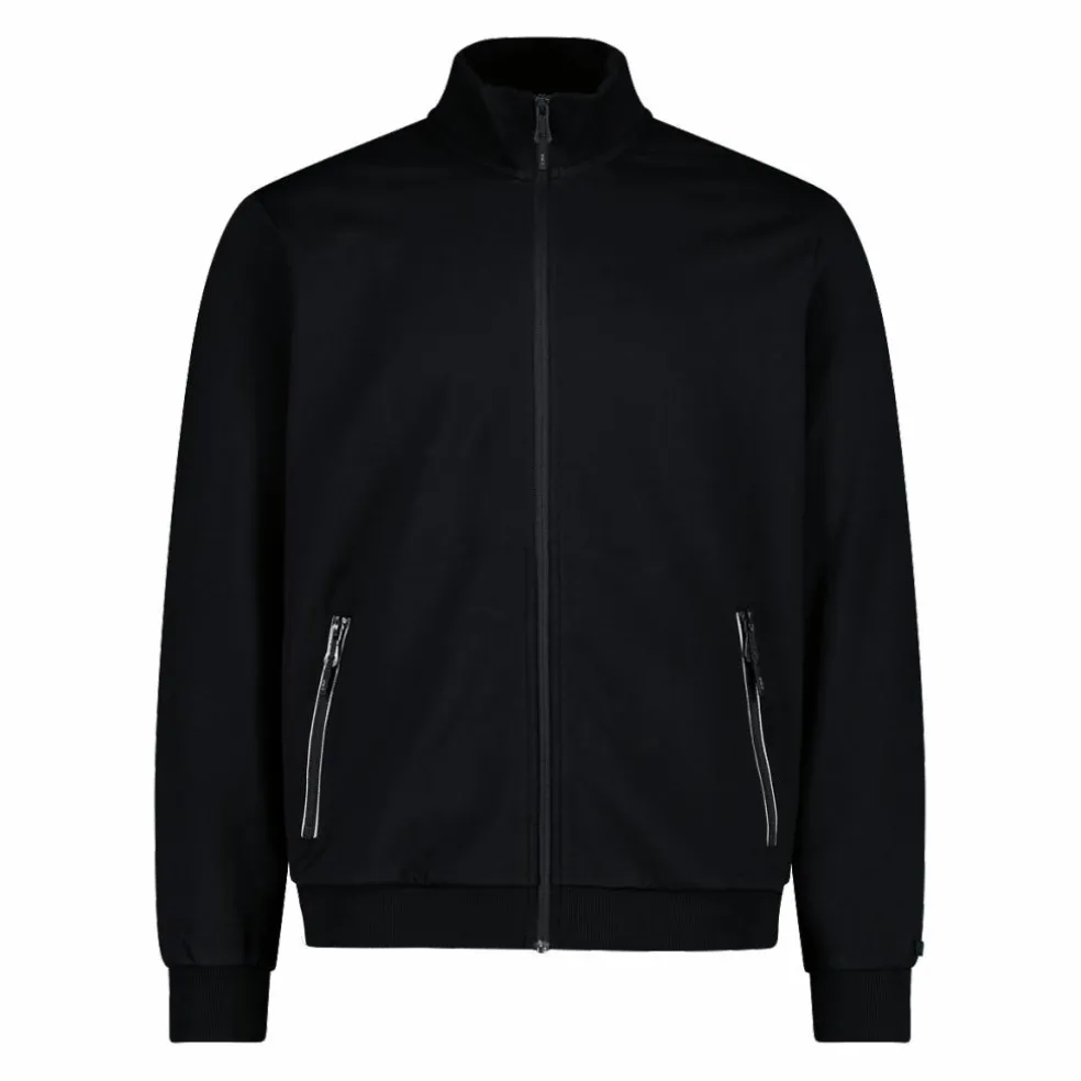Felpa con zip da uomo con vestibilità regolare