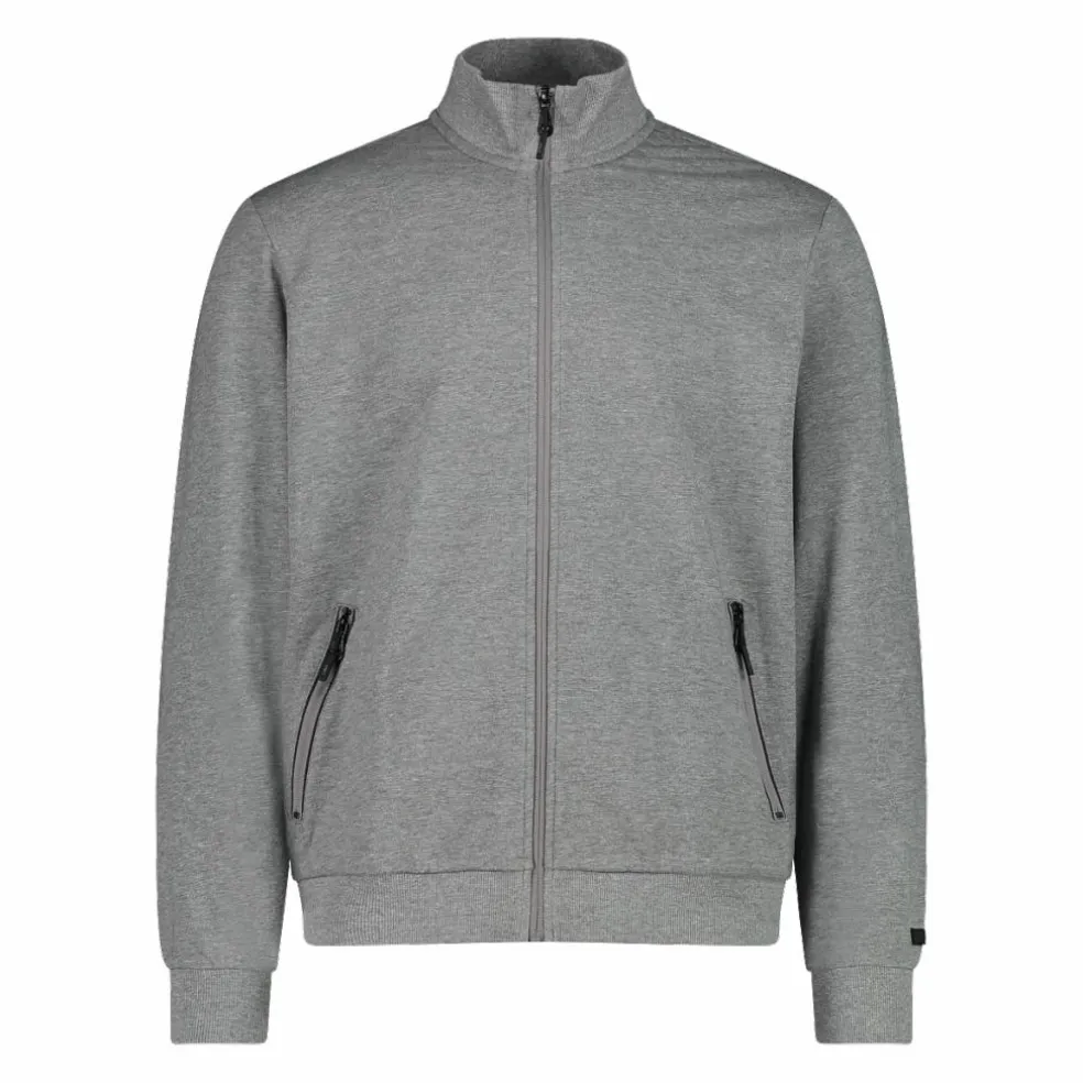 Felpa con zip da uomo con vestibilità regolare