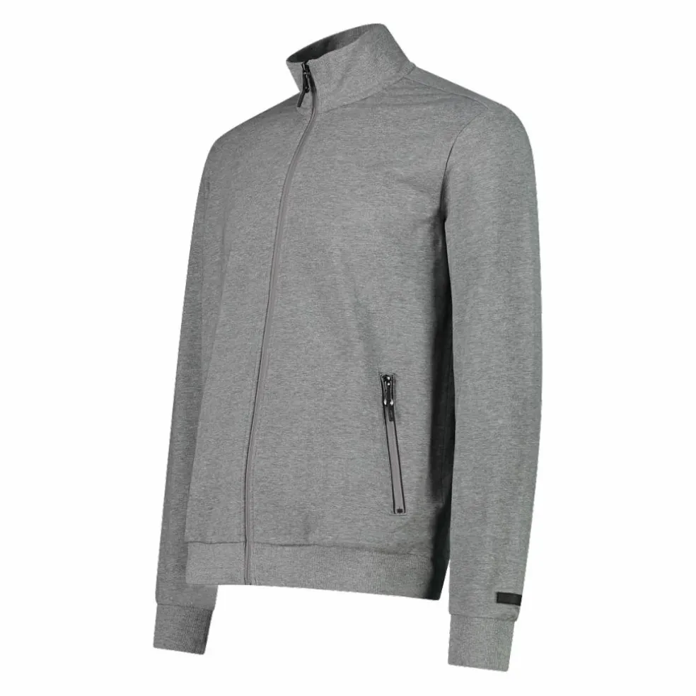 Felpa con zip da uomo con vestibilità regolare