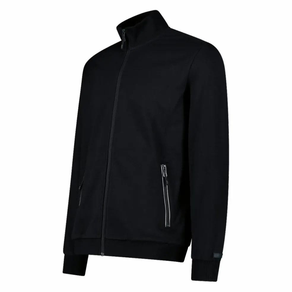Felpa con zip da uomo con vestibilità regolare