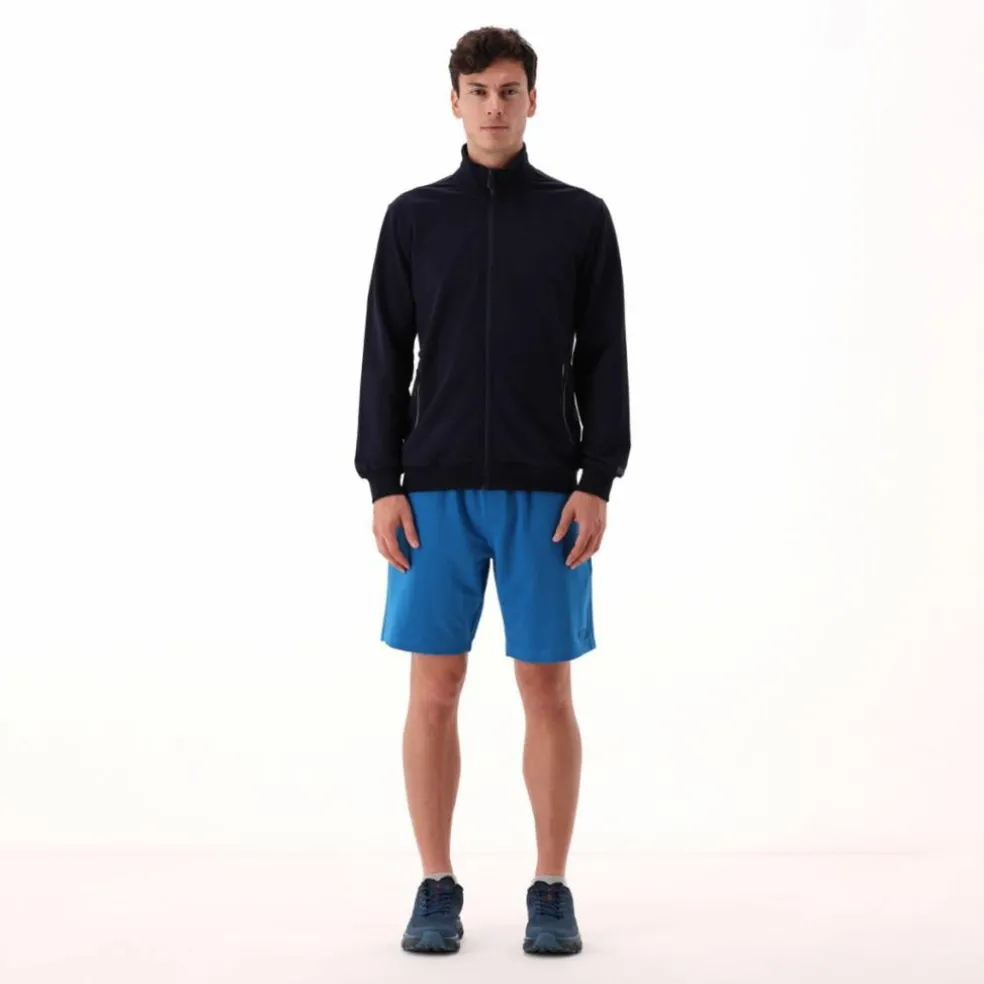 Felpa con zip da uomo con vestibilità regolare
