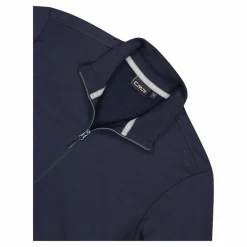 Felpa con zip da uomo elasticizzata