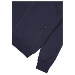 Felpa con zip da uomo elasticizzata