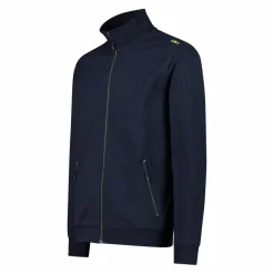 Felpa con zip da uomo elasticizzata