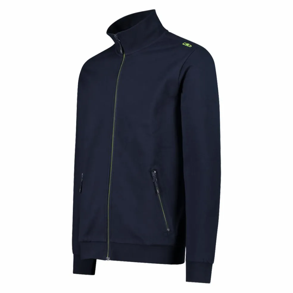 Felpa con zip da uomo elasticizzata