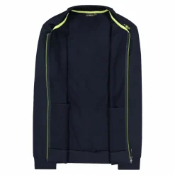 Felpa con zip da uomo elasticizzata