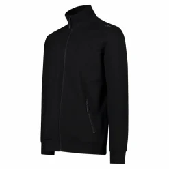 Felpa con zip da uomo elasticizzata