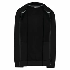 Felpa con zip da uomo elasticizzata