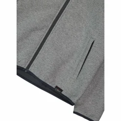 Felpa con zip da uomo in pile Knit Tech