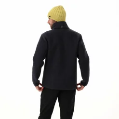 Felpa con zip da Uomo in Knit Tech