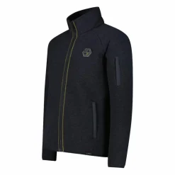 Felpa con zip da Uomo in Knit Tech