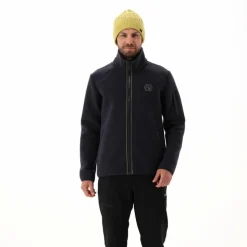 Felpa con zip da Uomo in Knit Tech