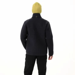 Felpa con zip da Uomo in Knit Tech