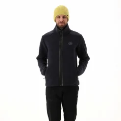 Felpa con zip da Uomo in Knit Tech