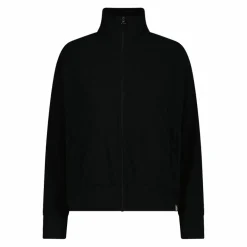 Felpa da donna con zip a collo alto