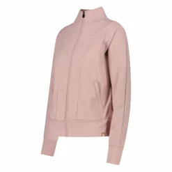 Felpa da donna con zip a collo alto