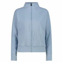 Felpa da donna con zip a collo alto