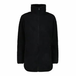 Felpa da donna con zip in pelliccetta teddy