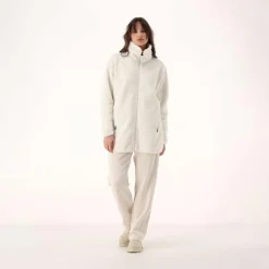Felpa da donna con zip in pelliccetta teddy