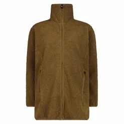 Felpa da donna con zip in pelliccetta teddy