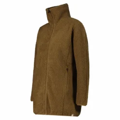 Felpa da donna con zip in pelliccetta teddy