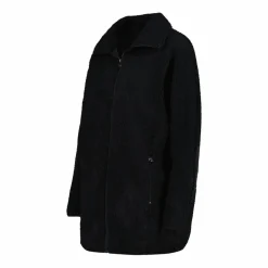 Felpa da donna con zip in pelliccetta teddy