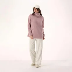Felpa da donna in pelliccetta teddy