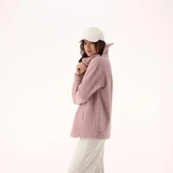 Felpa da donna in pelliccetta teddy