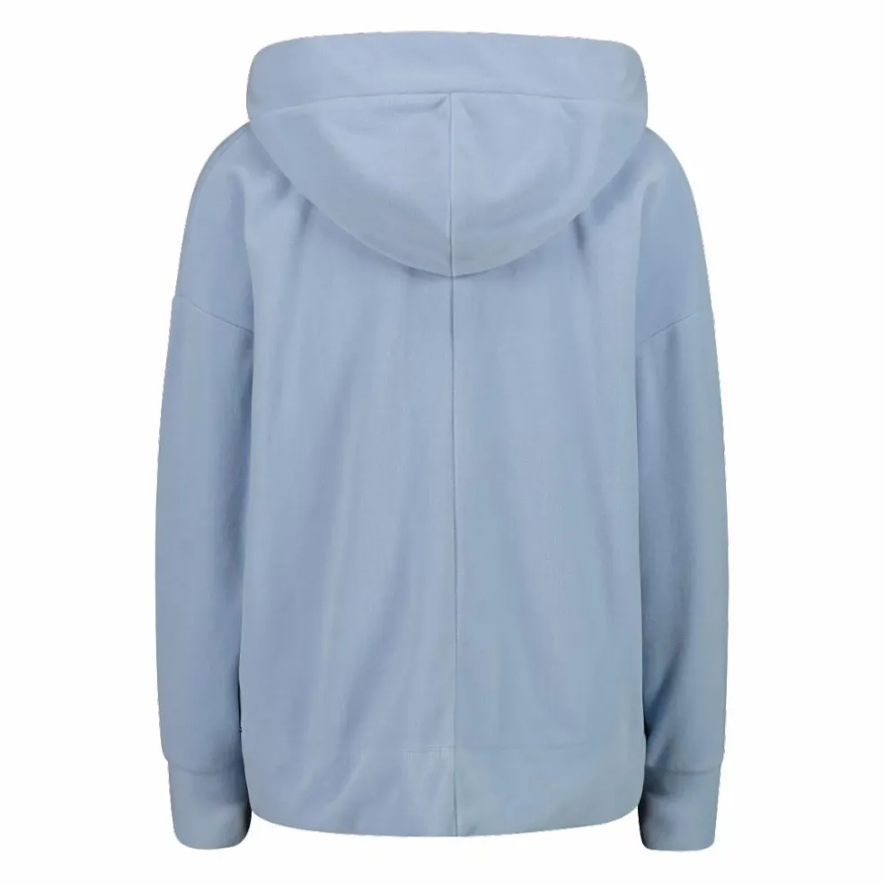 Felpa da donna senza zip con cappuccio fisso