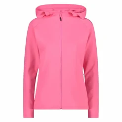 Felpa full zip con cappuccio in 4-way stretch