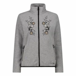 Felpa in pile da donna Arctic Fleece melange con stampa floreale