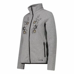 Felpa in pile da donna Arctic Fleece melange con stampa floreale