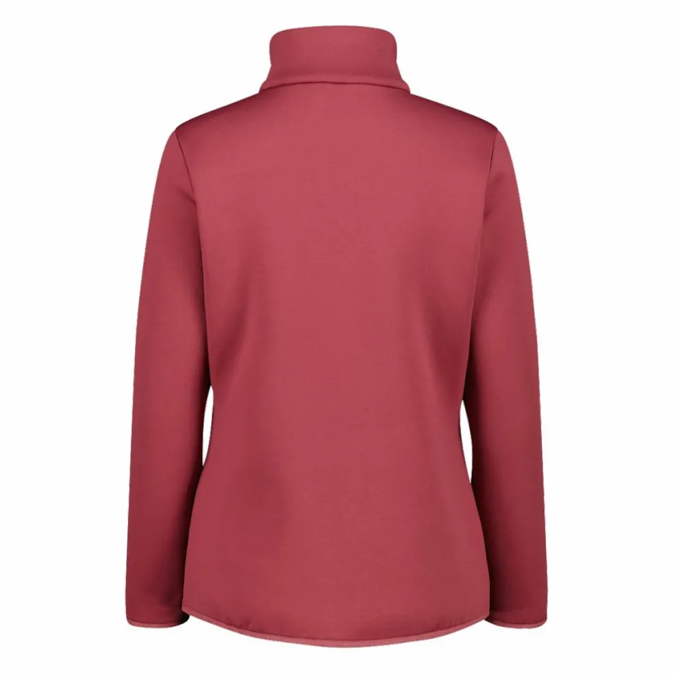 Felpa in pile da donna con pelliccetta in Stretch Performance