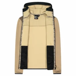 Felpa in pile da donna in Stretch Performance melange pied de poule