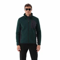 Felpa in pile da uomo in knit tech