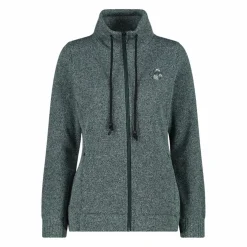 Felpa in pile knit tech da donna