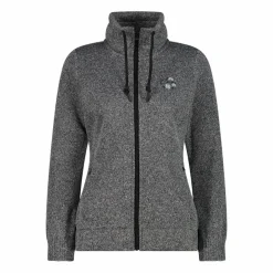 Felpa in pile knit tech da donna